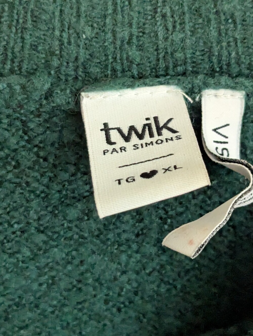 Twik By Simons Mock Neck Baggy Sweater - Picture 4 of 10